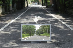 La gran mayoría de los televisores producidos actualmente tienen pantalla plana.