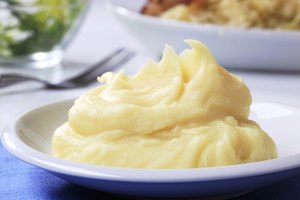 Puré de patatas con mantequilla.