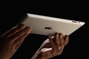 El interruptor del lado del iPad puede bloquear la posición de la pantalla.