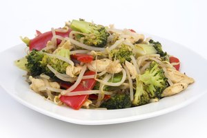 Pollo y brócoli.