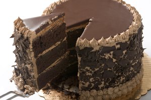 Pastel de chocolate.