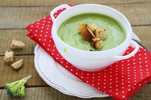 Sopa de brócoli.