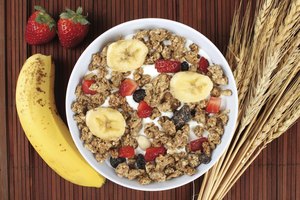 Consume una dieta saludable con cereales integrales.