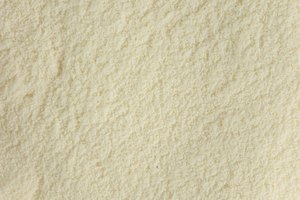 Mezcla leche en polvo.