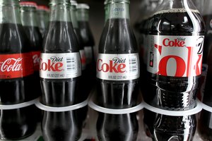 La Coca Cola de dieta no tiene azúcar o valor nutricional.