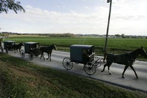 Mark Wilson/Getty Images News/Getty Images Many people in the Amish community believe forgiveness is one of the chief reasons members remain close.
