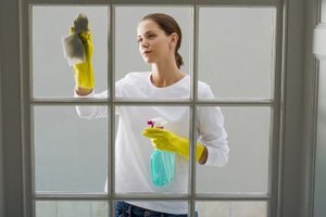 Jupiterimages/Polka Dot/Getty Images Small steps like window cleaning will improve the appraiser's overall impression of your home and show him that it has been well maintained.