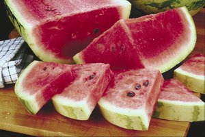 La sandía está cargadas de vitaminas.