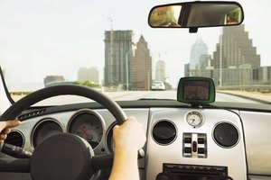 Un GPS para automóviles.