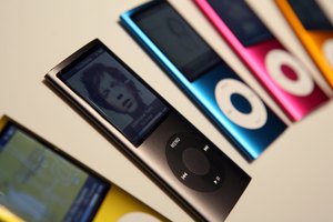 El iPod nano viene en una variedad de colores.