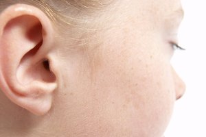 Un lóbulo de oreja sana