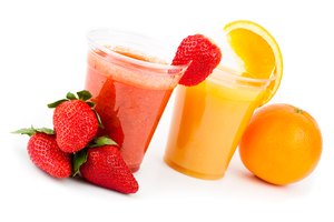 Batidos de frutas frescas.