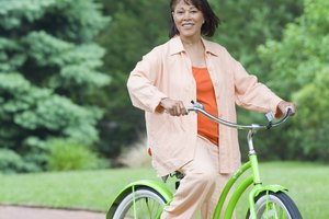 Una bicicleta de una sola velocidad es una gran opción para montar en torno a un parque en la ciudad.