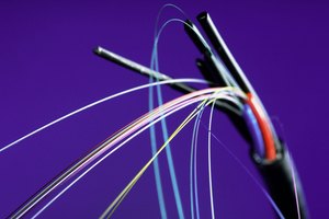 Cable de fibra óptica.