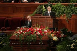 Handout/Getty Images News/Getty Images When the leader of the Mormon church died, his followers believed his body and spirit were temporarily separated.