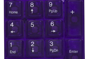 "Bloq Num" desactiva las letras del teclado y activa el teclado de 10 dígitos incrustado.