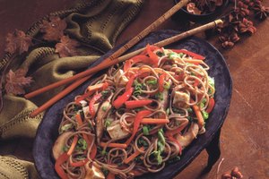 Salteado con tofu.