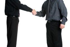 Photos.com/PhotoObjects.net/Getty Images Maintaining respect in a professional relationship encourages business growth and increases networking opportunities.