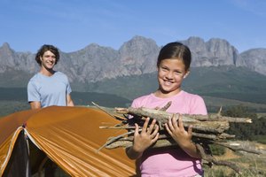 La seguridad es de suma importancia cuando se camapa nuevamente con los niños en las montañas Catskill.