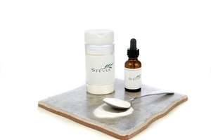 Stevia en polvo.