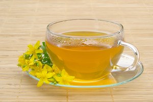 Té de la hierba de san juan.