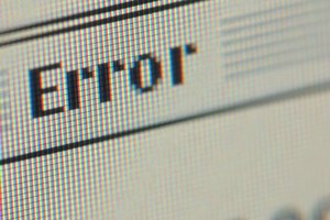 Un error de la computadora puede ser muy frustrante.