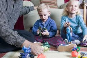 Liquidlibrary/liquidlibrary/Getty Images Encourage gender-neutral behavior by allowing your children to play with whatever toys they choose, regardless of gender expectation.