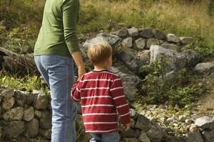 Grandmother and grandson