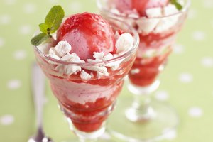 Dos copas de helado