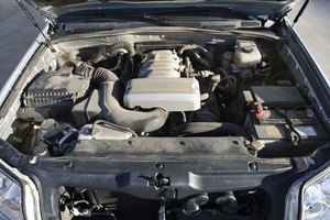 Motor de un automóvil