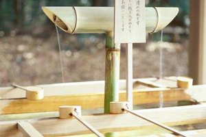 Ryan McVay/Valueline/Getty Images Water is made available at the entrance to Shinto shrines for visitors to wash their hands and mouths.