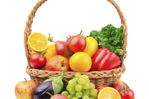 Frutas y verduras frescas.