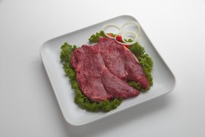 Los filetes de lomo son relativamente magros y finos.