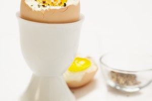 Los huevos duros proporcionan luteína y hierro.