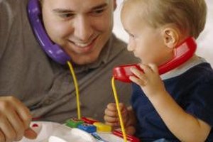 Brand X Pictures/Brand X Pictures/Getty Images Two-year-olds listen intently and are constantly expanding their vocabulary while listening to you speak.