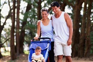 Los coches de niño para trotar son funcionales en exteriores.