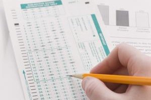 Jupiterimages/Comstock/Getty Images High readability levels of standardized test items can obscure results and hurt student performance.