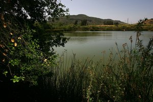 Pasea junto al único lago natural de Orange County en Laguna Coast Wilderness Park.