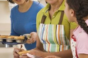 Jupiterimages/Stockbyte/Getty Images If you find yourself without eggs, you can still make a yellow cake by substituting other ingredients.