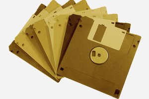 El disco flexible está hecho de plástico, aluminio y una pieza de film.