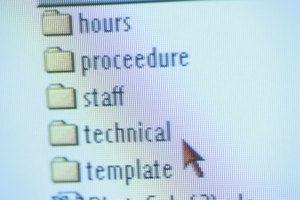 Opciones de carpeta en Windows.