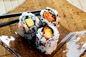 Rollos de tofu.