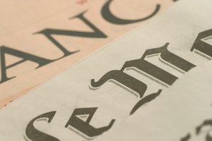 Hay centenares de estilos de fuente y subcategorías.