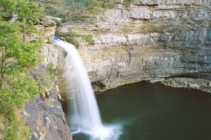 El Bosque Nacional Chattahoochee, cerca de Dawsonville, es un área popular recreativa.