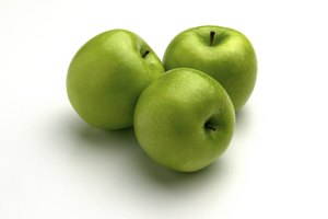 Manzanas verdes.