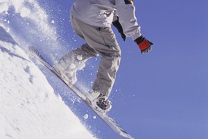 Hay muchas oportunidades para practicar snowboard en el estado de Washington.
