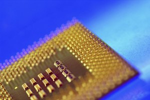 La base del microprocesador está hecha de silicio.