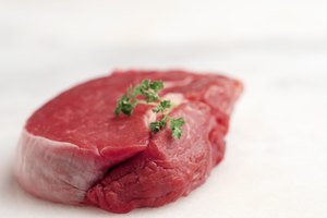 Carne roja magra.