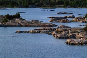 La parte alta de la península de Michigan cuenta con varias millas de cursos de agua para la práctica del remo.