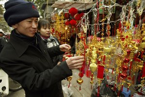 Las decoraciones son una parte importante en las festividades Tet de Vietnam.